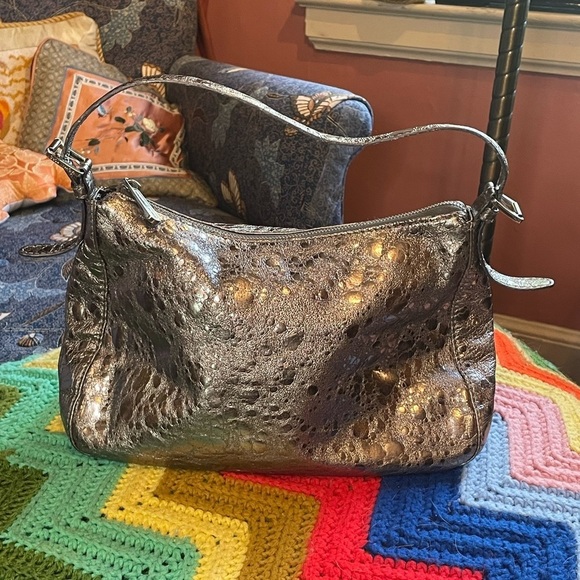 MICHAEL Michael Kors Handbags - Textured metallic silver Michael by Michael Kors shoulder bag y2k 90s vibes